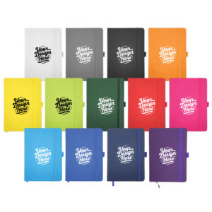 A5 PU Notebooks with Pen Holder