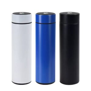 smart double wall bottles with temperature led