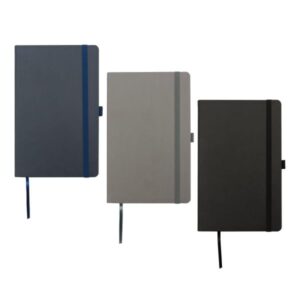 Appeel A5 PU notebook with elastic band pen loop and bookmark for branding in the UAE
