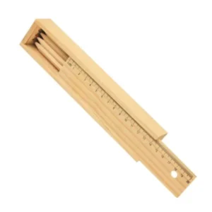 Colored Pencil Set with Wooden Box