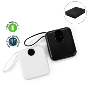 Fast charging digital powerbank with built-in cables