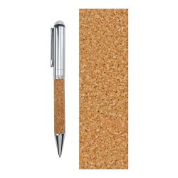 Metal Pen with Cork Barrel & Box