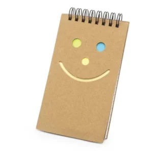 Compact cardboard notepad with sticky notes for promotional giveaways in the UAE