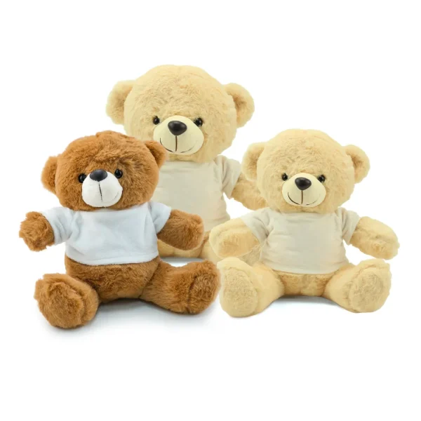 promo teddy bears blank tb 02 blank 600x600 1.webp Promotional teddy bear with printable white T-shirt