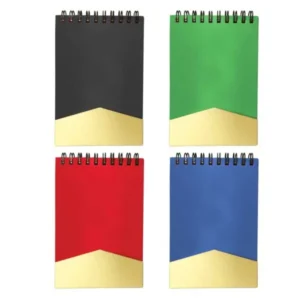 Recycled cardboard notepad with pen magnetic flap and sticky notes for gifting in the UAE