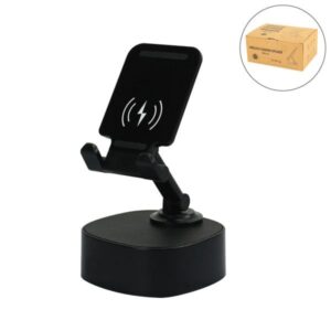 Wireless Fast Charger 15W with Bluetooth Speaker & RGB LED Logo