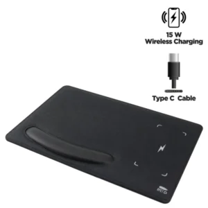 15W Wireless Charging Mousepad with Forearm Support
