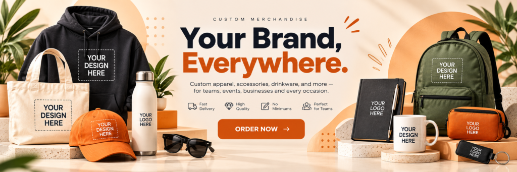 Your Brand Everywhere custom merchandise